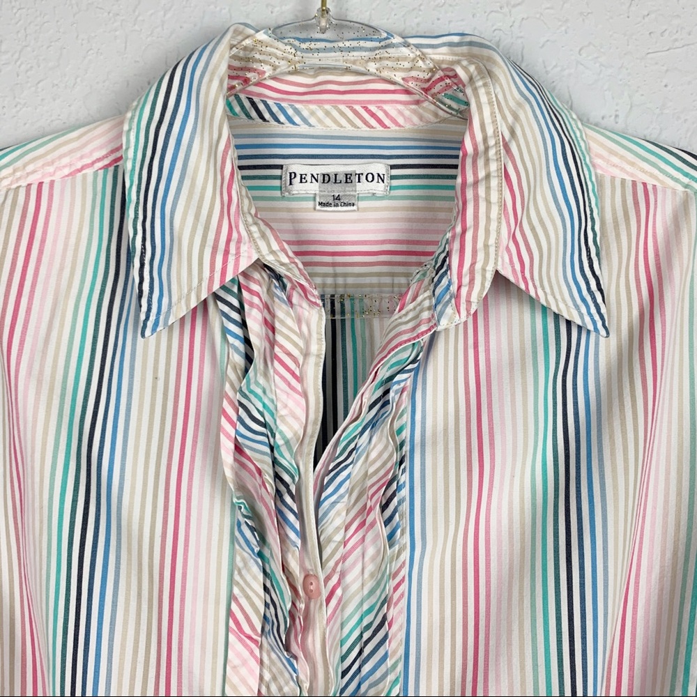 Pendleton Womens Button-Down Shirt - image 2